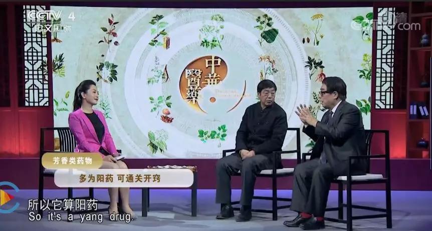 國醫大師張大寧做客CCTV-4中華醫藥《聞香祛病》節目